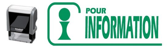 IMPRIMERIE : Messages tampons standards à Saint-Malo